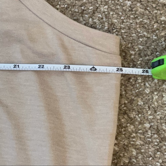 LOGO by Lori Goldstein Gray and Navy High Low Dress - Picture 4 of 10